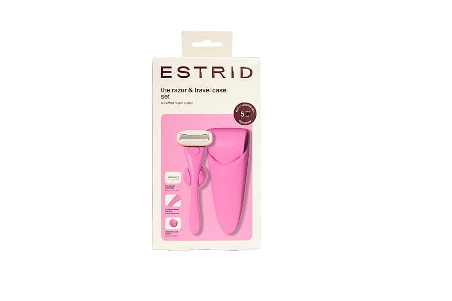 Estrid Razor & Case Set Guava