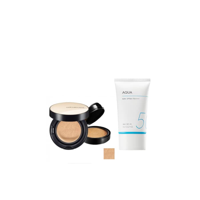MISSHA - All-Around Safe Block Aqua Sun SPF50+ PA++++ (New version of All-Around Safe Block Aqua Sun Gel ) - 50ml X Jung Saem...