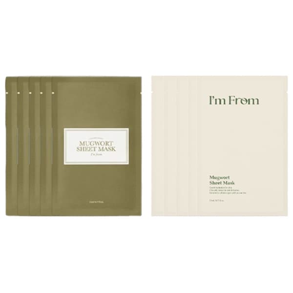 I'm From - Mugwort Sheet Mask - 5pcs