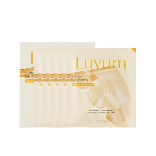 LUVUM - Afterglow Yuja Gel Mask - 5 pcs