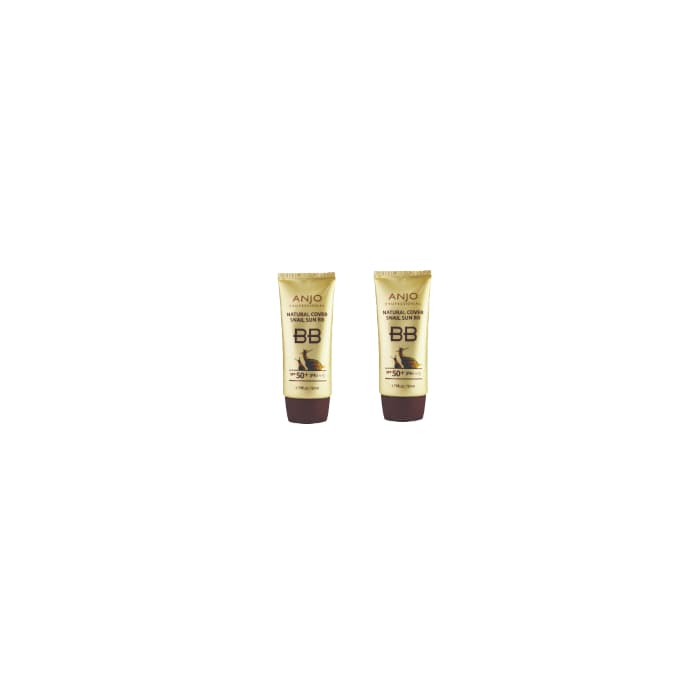 ANJO - Natural Cover Snail Sun BB Cream SFP50+ PA+++ - 50ml (2ea) Set