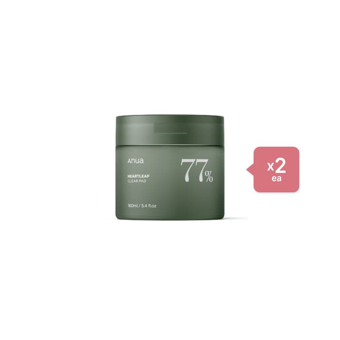 ANUA Heartleaf 77% Clear Pad - 70ea (2ea) Set