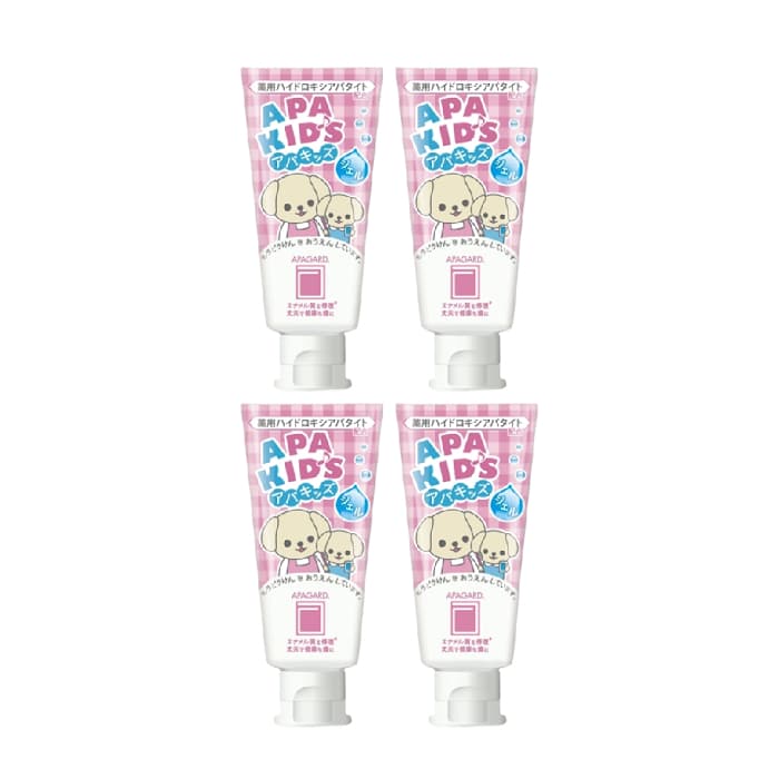 APAGARD - Apa-Kids Gel Toothpaste - 60g (4ea) Set