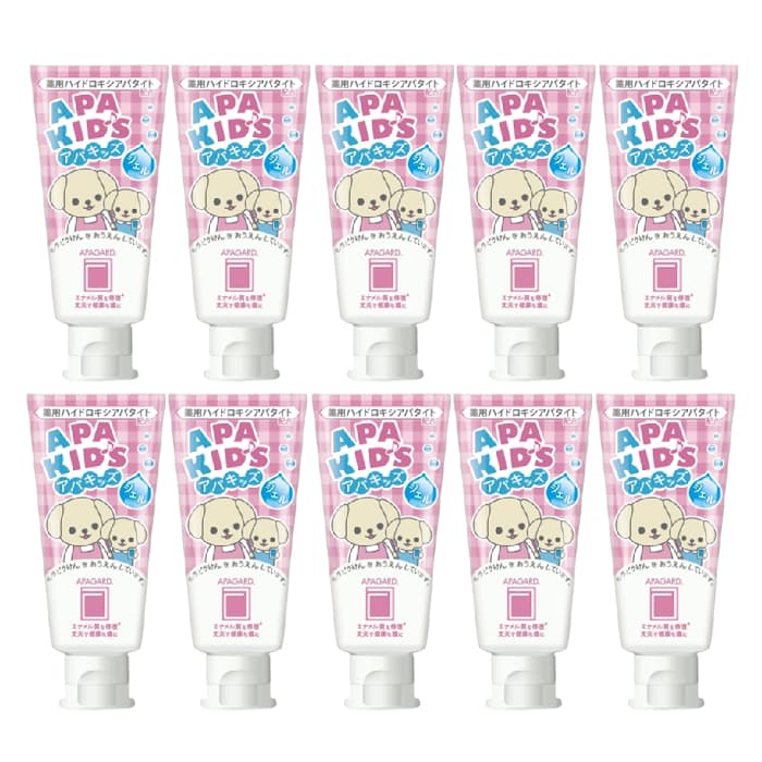 APAGARD - Apa-Kids Gel Toothpaste - 60g (10ea) Set