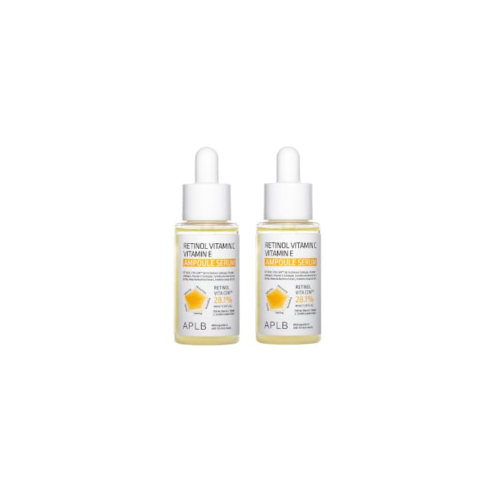 APLB - Retinol Vitamin C Vitamin E Ampoule Serum - 40ml (2ea) Set