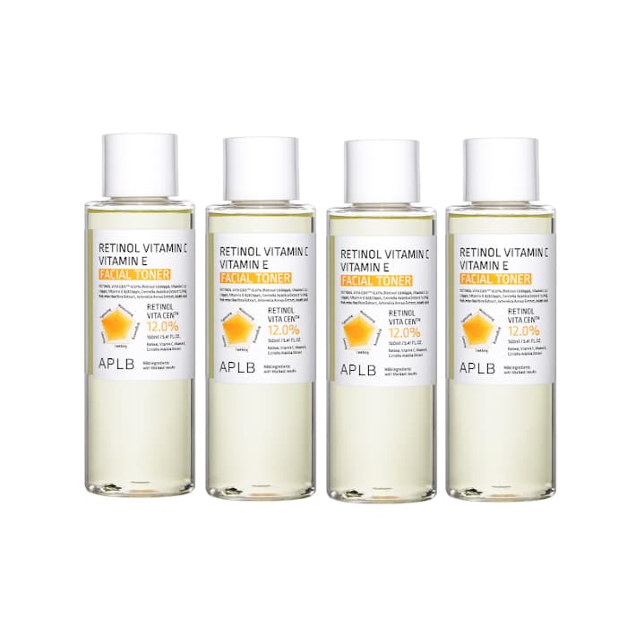 APLB - Retinol Vitamin C Vitamin E Facial Toner - 160ml (4ea) Set
