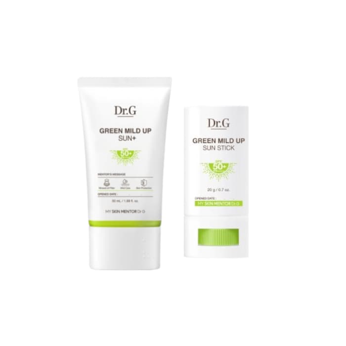 Dr.G Green Mild Up Sun Stick SPF50+ PA++++ - 20g + Green Mild Up Sun+ (SPF50+ PA++++) - 50ml (1ea) Set