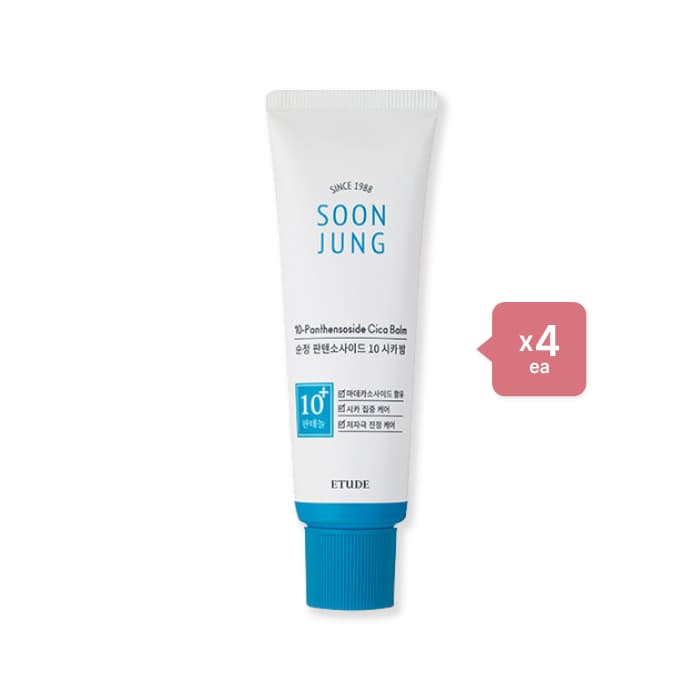 ETUDE - Soon Jung 10-Panthensoside Cica Balm - 50ml (4ea) Set