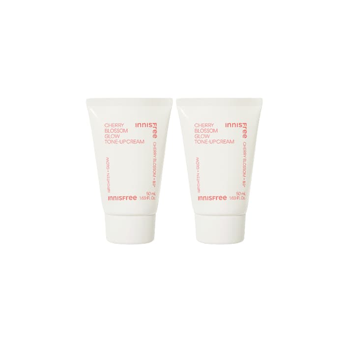 innisfree Cherry Blossom Glow Tone-up Cream - 50ml (2ea) Set