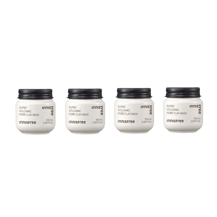 innisfree - Super Volcanic Pore Clay Mask - 100ml (4ea) Set