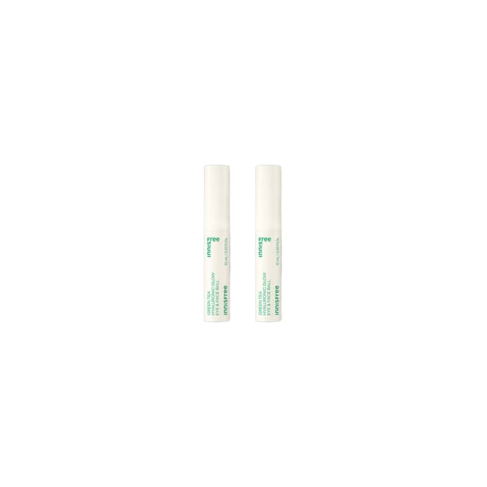 innisfree - Green Tea Hyaluronic Glow Eye & Face Ball - 10ml (2ea) Set