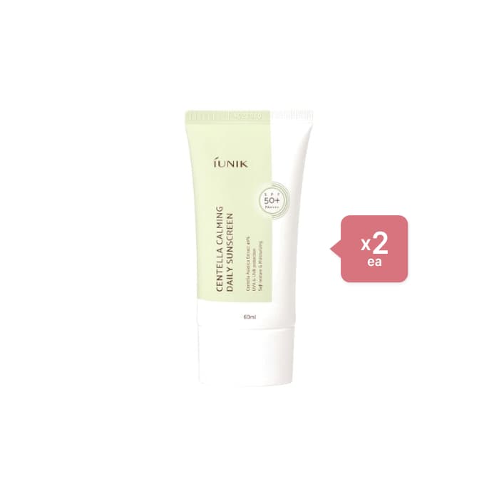 iUNIK Centella Calming Daily Sunscreen - 60ml (2ea) Set
