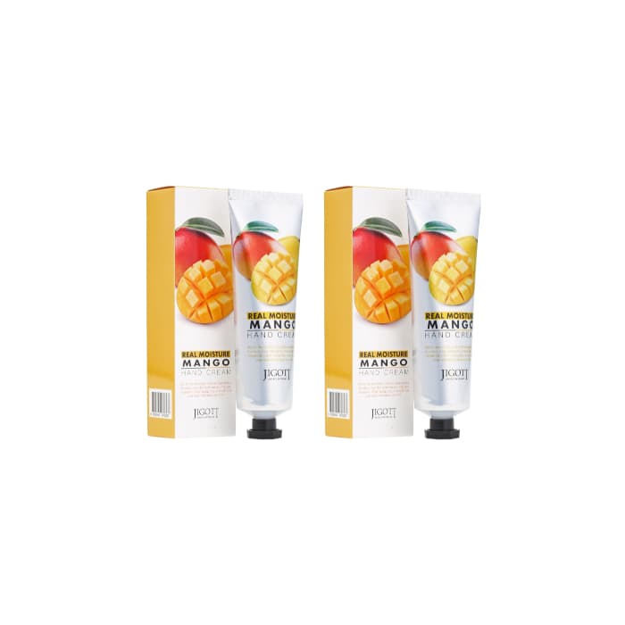 Jigott - Real Moisture Hand Cream - Mango - 100ml (2ea) Set