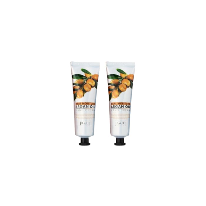 Jigott - Real Moisture Hand Cream - Argan Oil - 100ml (2ea) Set