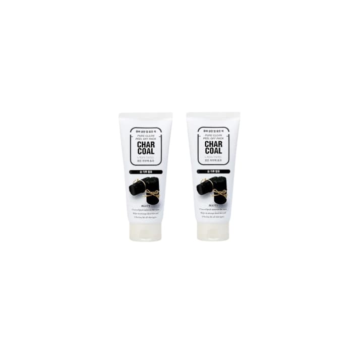 Jigott - Pure Clean Peel Off Pack No.Charcoal - 180ml (2ea) Set
