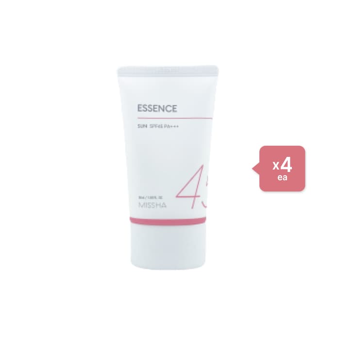 MISSHA All Around Safe Block Essence Sun SPF45 PA+++ - 50ml (4ea) Set (New)