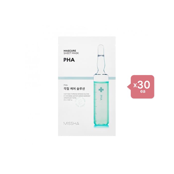 MISSHA - Mascure Solution Sheet Mask - PHA (30pcs) Set