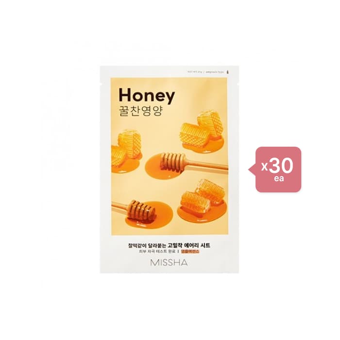 MISSHA - Airy Fit Sheet Mask - Honey - 1pc (30ea) Set
