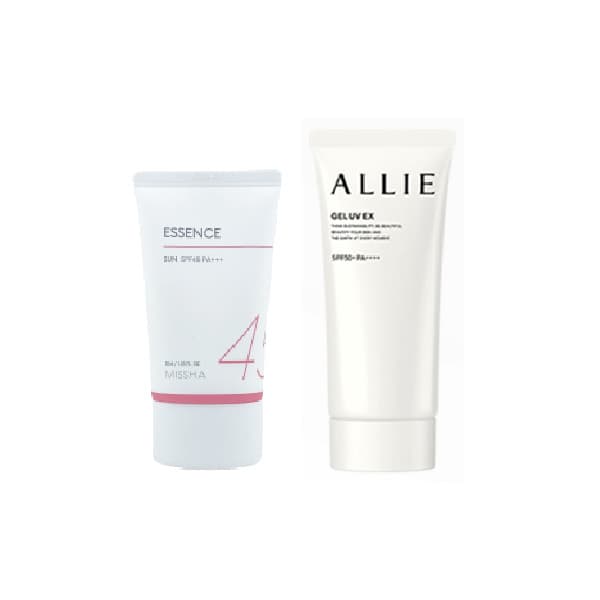 Missha Essence Sun X Kanebo Hero Sunscreen Set B