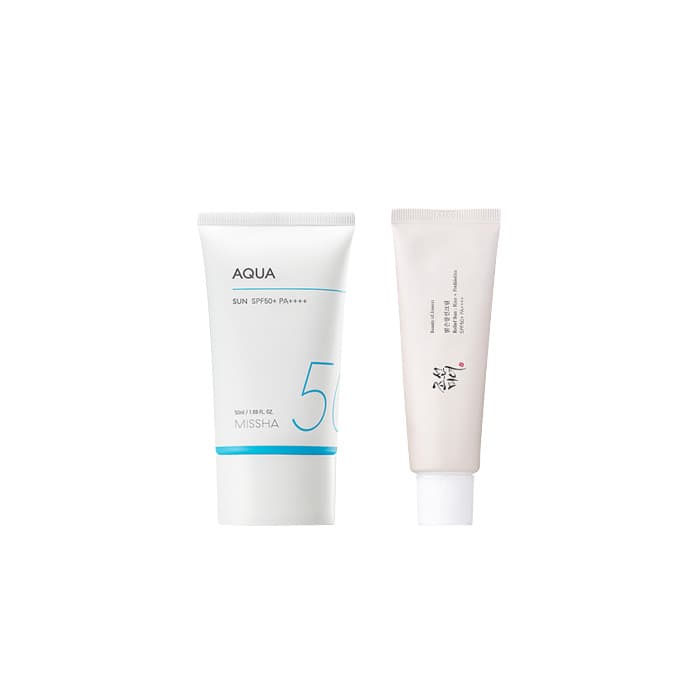 BEAUTY OF JOSEON - Relief Sun : Rice + Probiotic SPF50+ PA++++ - 50ml X MISSHA - All-Around Safe Block Aqua Sun SPF50+ PA++++...