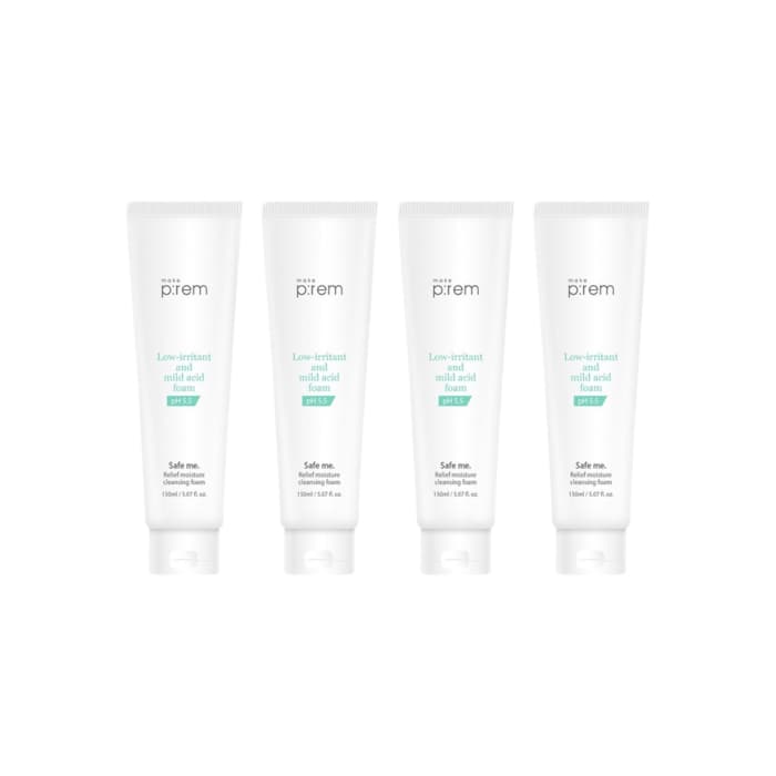 make p:rem - Safe me. Relief moisture cleansing foam - 150ml (4ea) Set