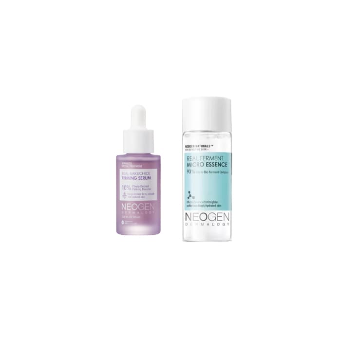 NEOGEN Dermalogy Real Bakuchiol Firming Serum - 30ml (1ea) + Real Ferment Micro Essence - 10ml (1ea) Set