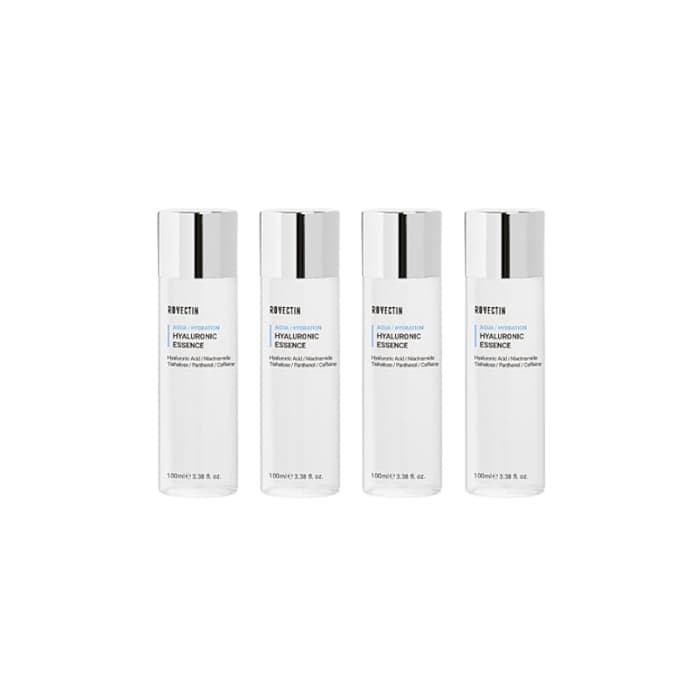 ROVECTIN - Aqua Hyaluronic Essence (New Version of Skin Essentials Activating Treatment Lotion) - 100ml (4ea) Set