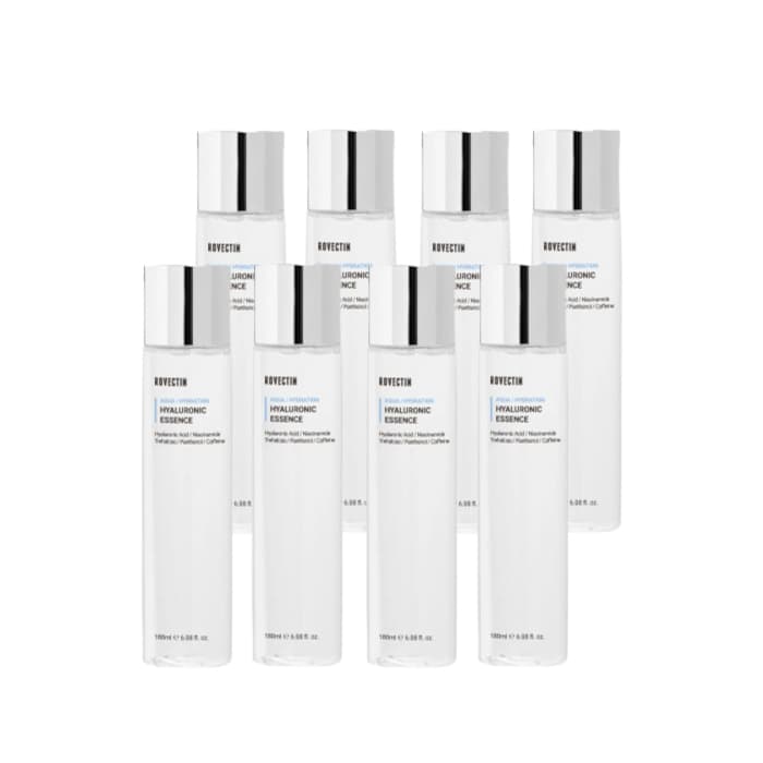 ROVECTIN - Aqua Hyaluronic Essence (New Version of Skin Essentials Activating Treatment Lotion) - 180ml (8ea) Set