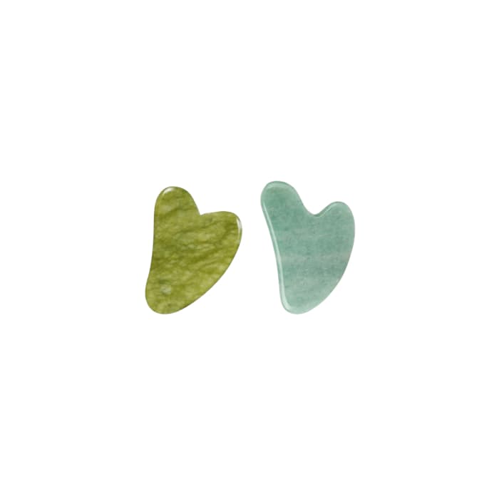 MissLady - Scraping Board Gua Sha Massage Tool (Heart-shaped) - 1pc - Grass Green X MissLady - Scraping Board Gua Sha Massage...