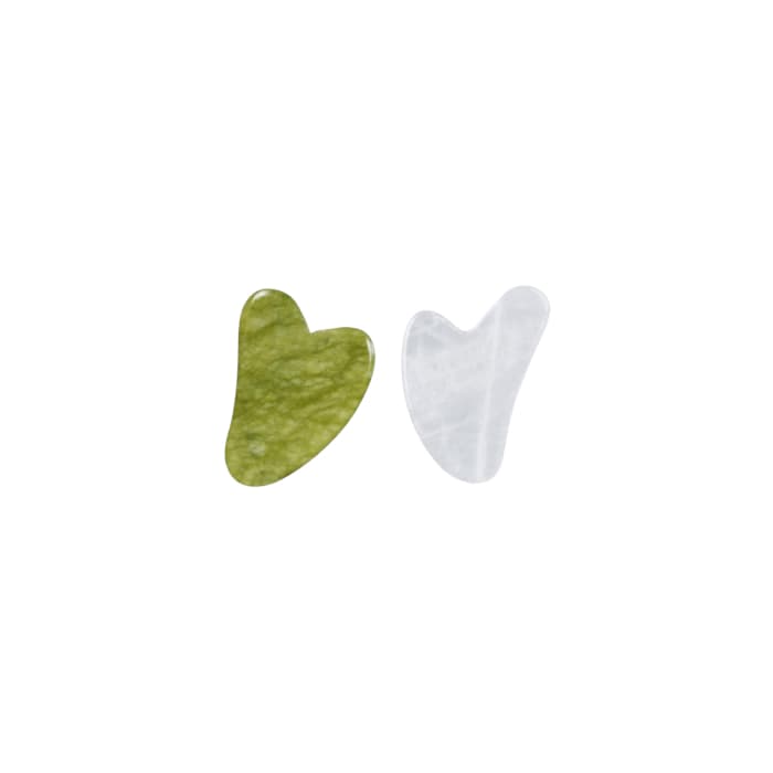MissLady - Scraping Board Gua Sha Massage Tool (Heart-shaped) - 1pc - Grass Green X MissLady - Scraping Board Gua Sha Massage...
