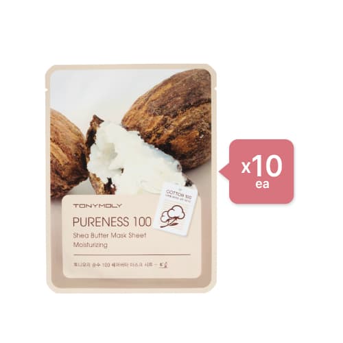 TONYMOLY - Pureness 100 Mask Sheet - Shea Butter (10ea) Set