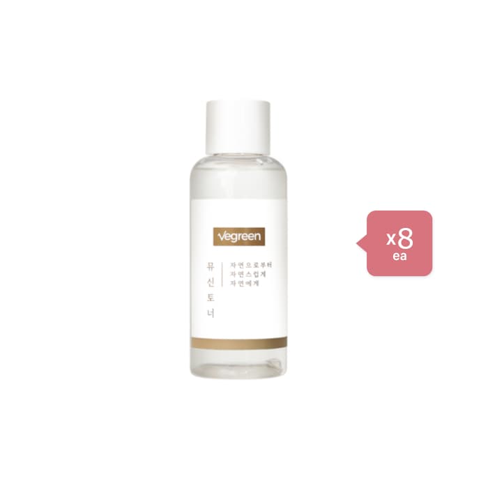 VEGREEN - Alcohol-Free Nature Mucin Essence Toner - 150ml (8ea) Set