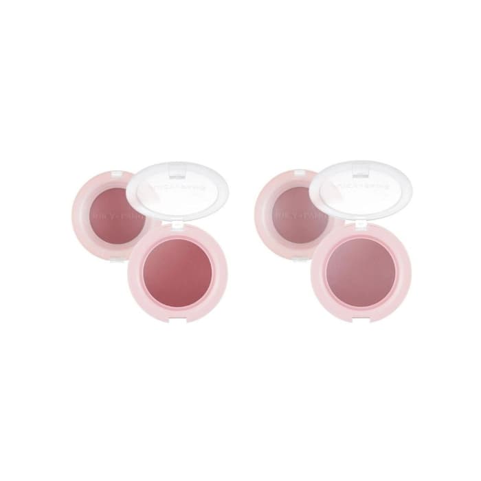 A'PIEU - Juicy-Pang Jelly Blusher - 4.8g - RD01 Apple (1ea) + PK01 Plum (1ea) Set