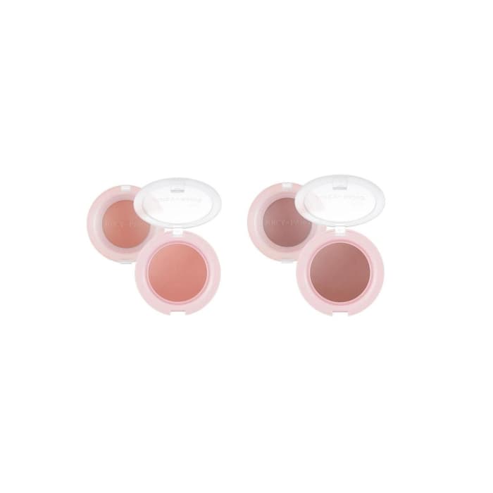 A'PIEU Juicy-Pang Jelly Blusher - 4.8g - BE02 Fig (1ea) + CR01 Peach (1ea) Set