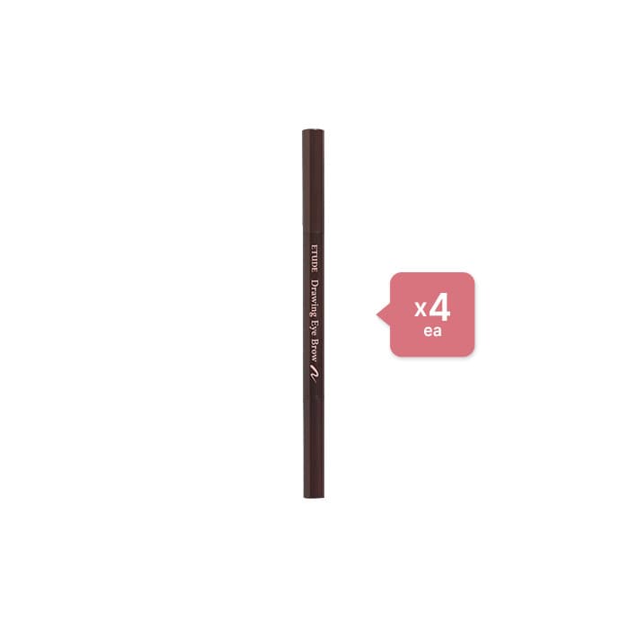 ETUDE - Drawing Eye Brow New - No.01 Dark Brown (4ea) Set