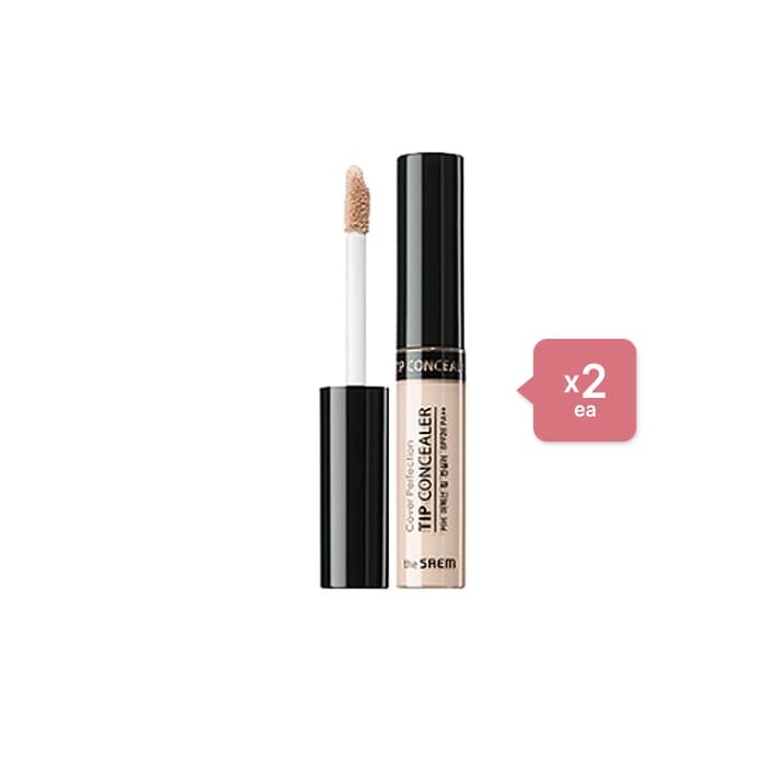 The Saem Cover Perfection Tip Concealer - 0.5 Ice Beige (2ea) Set