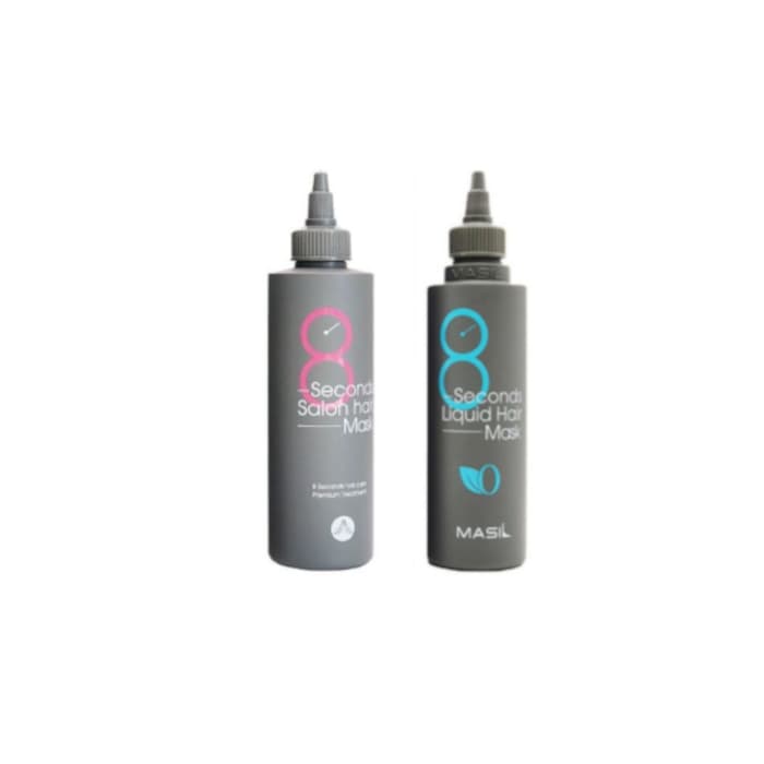 Masil - 8 Seconds Salon Hair Mask - 200ml (1ea) + 8 Seconds Liquid Hair Mask - 200ml (1ea) Set