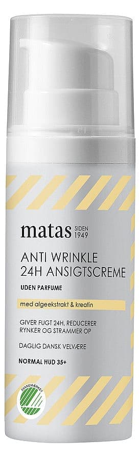 Anti Wrinkle 24H Face Cream For Normal Skin Fragrance Free 50 ml
