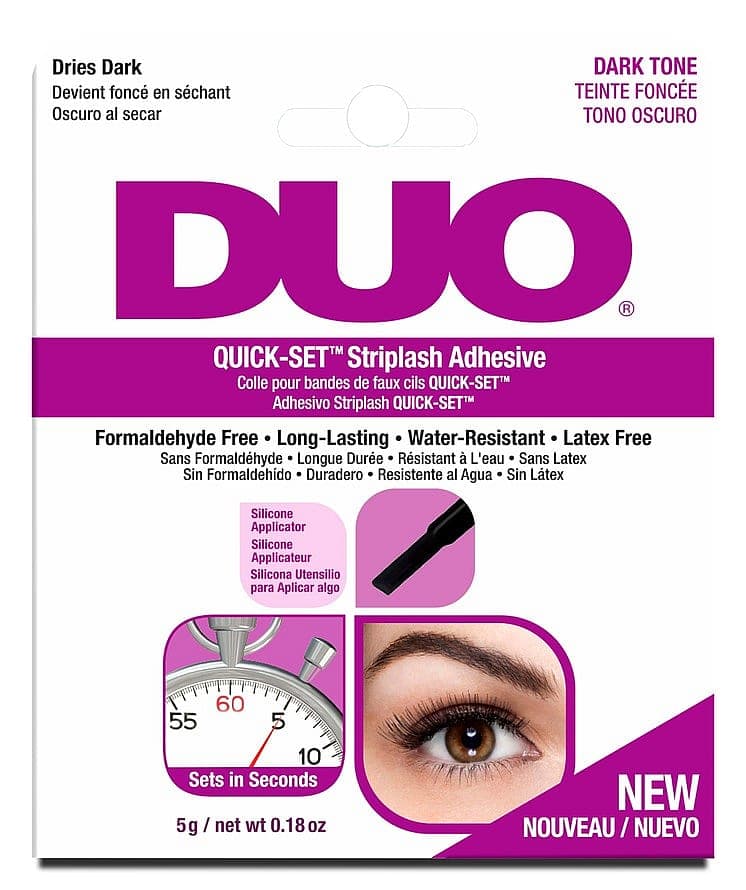 DUO Quick-Set Brush-On Lash Adhesive Dark