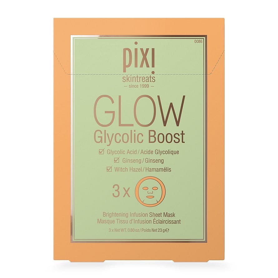 GLOW Glycolic Boost Sheet Mask 3 pcs