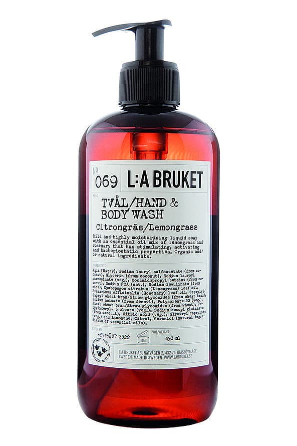 069 Hand & Body Wash Lemongrass 450 ml
