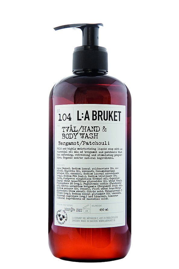 104 Hand & Body Wash Bergamot/Patchouli 450 ml