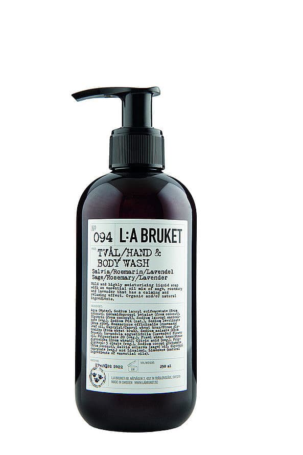 094 Hand & Body Wash Sage/Rosemary/Lavender 240 ml