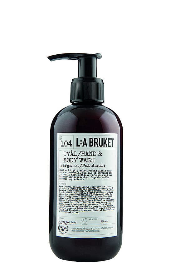 104 Hand & Body Wash Bergamot/Patchouli 240 ml