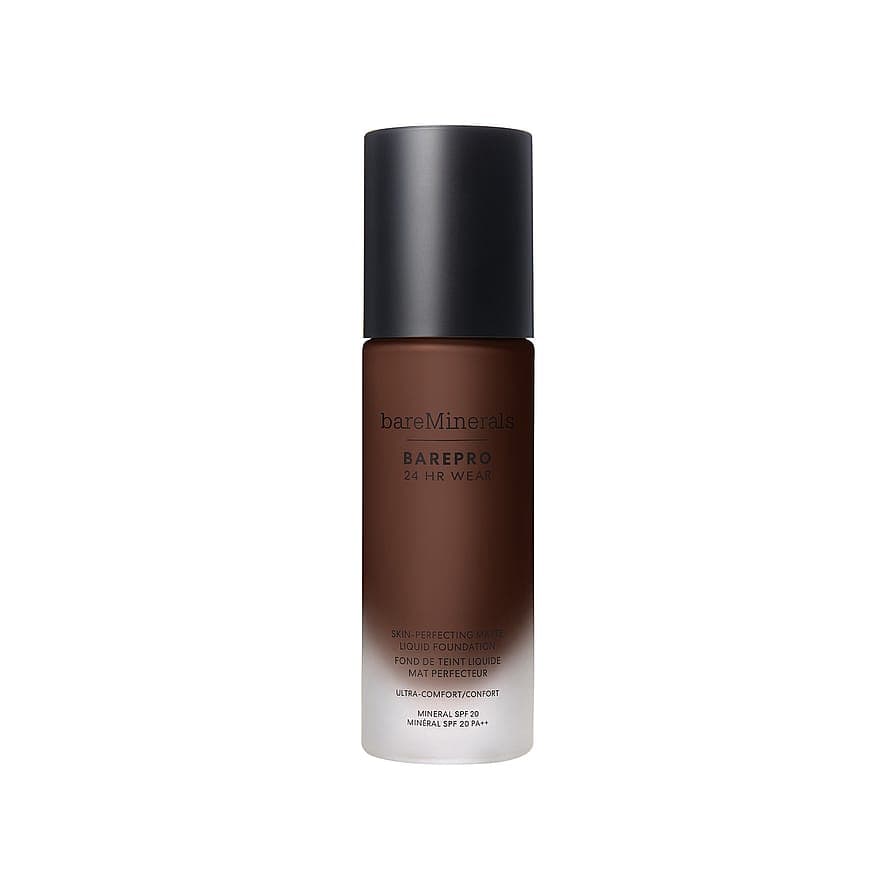 BAREPRO 24HR Skin-Perfecting Matte Liquid Foundation SPF 20 Deep 65 Neutral