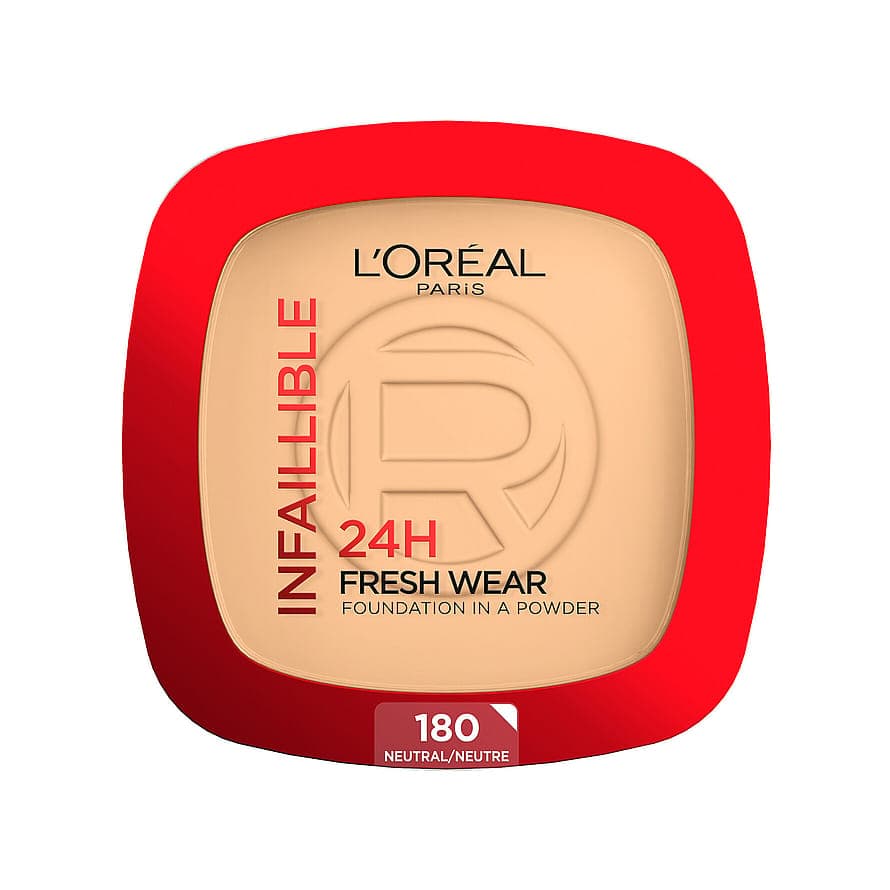 Infaillible 24H Fresh Wear Foundation in a Powder 180 Neutral Undertone