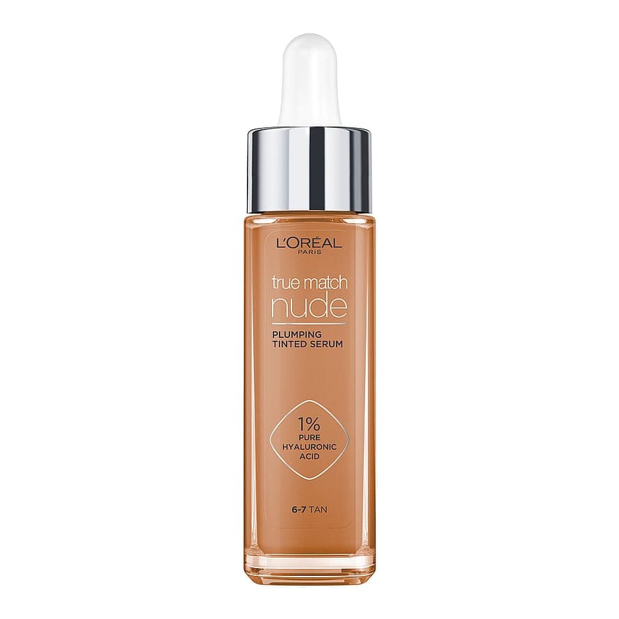 True Match Nude Plumping Tinted Serum 6-7 Tan