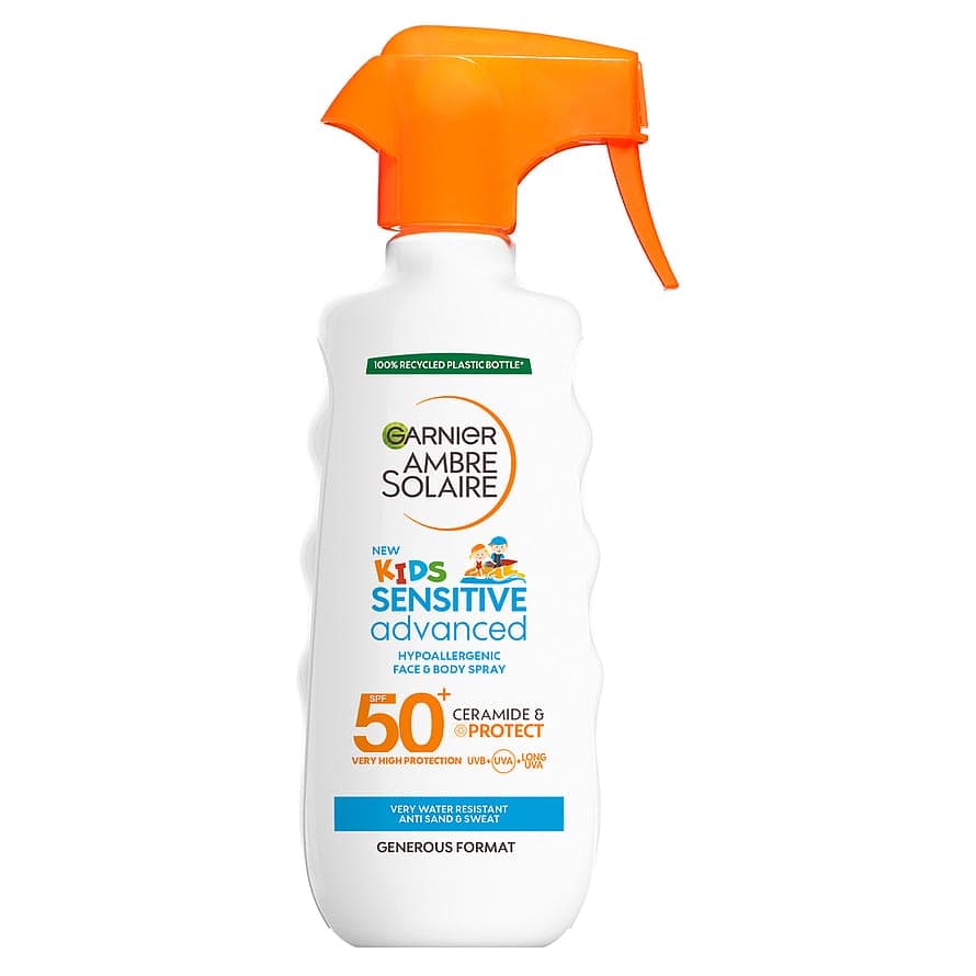 Ambre Solaire Sensitive Advanced Kids Hypoallergenic Face & Body Spray SPF50+ 200 ml