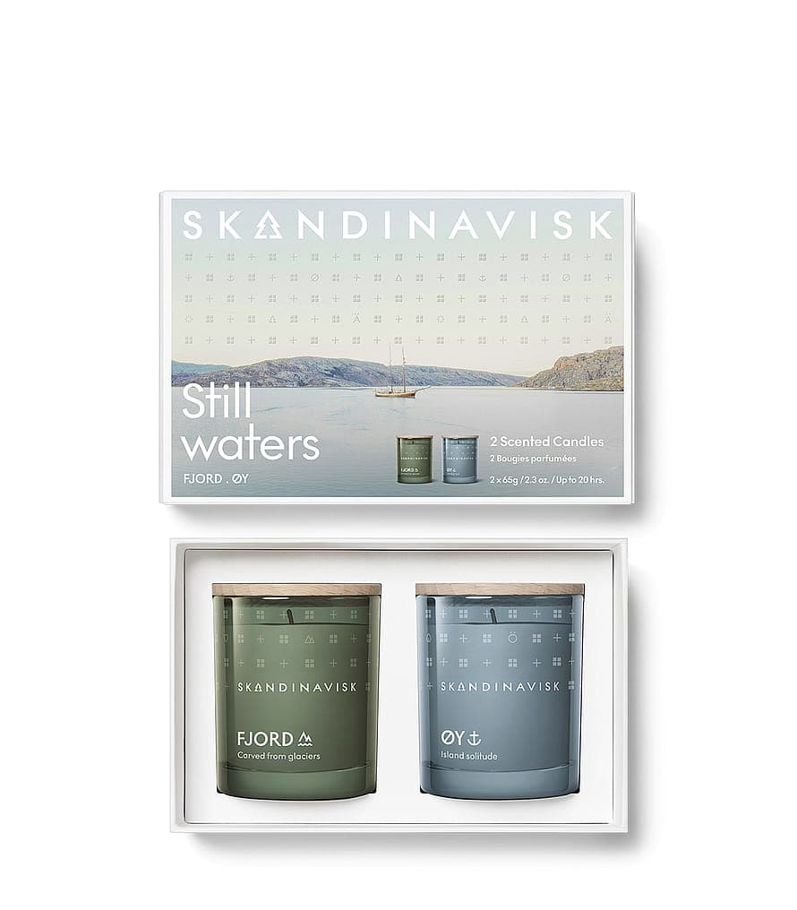 Skandinavisk Still Waters Scented Candle Giftset 65 g x 2 Skandinavisk Still Waters Scented Candle Giftset 65 g x 2