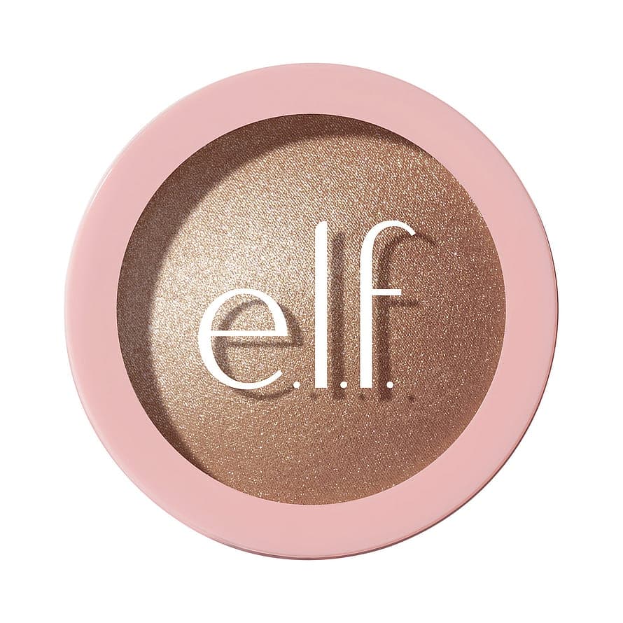 Halo Glow Silky Powder Highlighter Flamingold